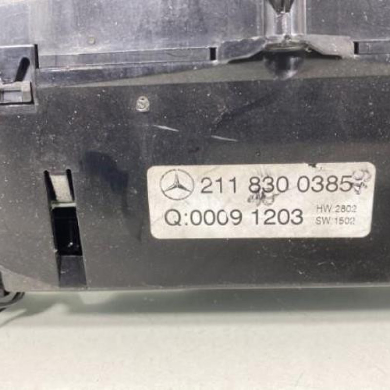 Commande chauffage MERCEDES CLASSE E 211 Photo n°3