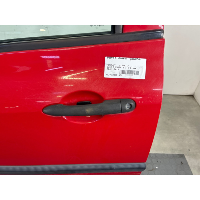 Porte avant gauche RENAULT CLIO 3 Photo n°3