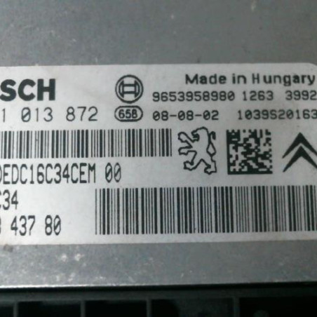 Calculateur moteur PEUGEOT 308 1