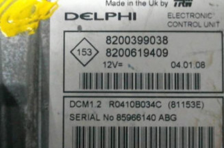 Calculateur moteur RENAULT CLIO 3