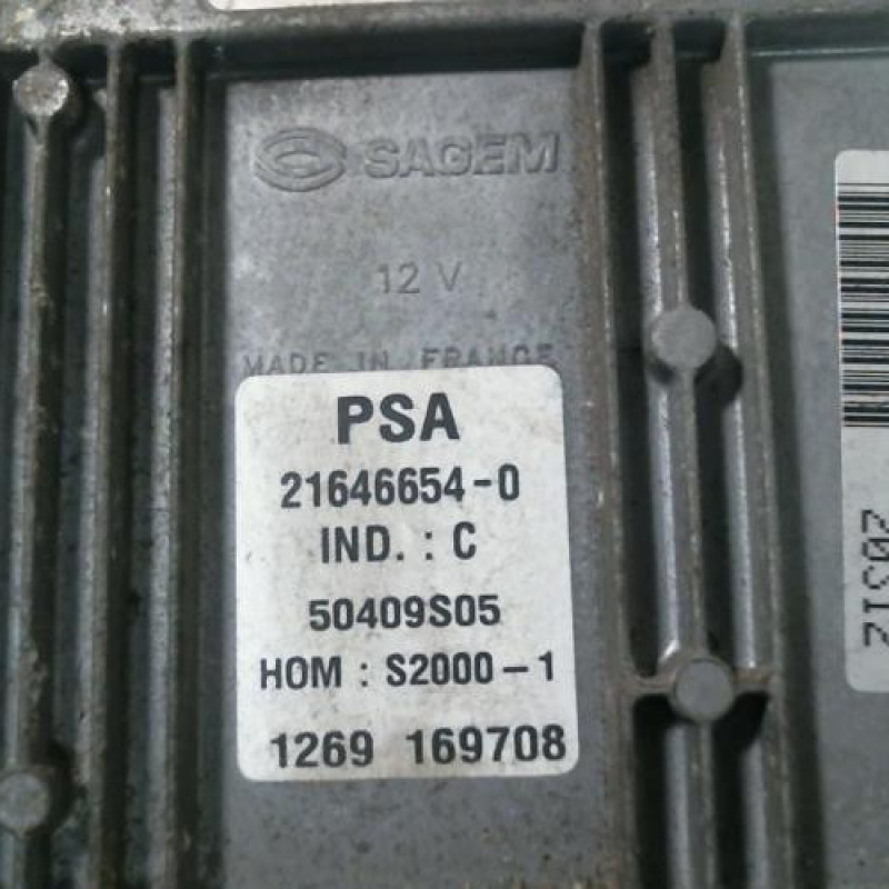 Calculateur CITROEN XSARA PICASSO Photo n°3