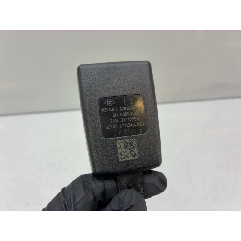 Attache ceinture centrale avant RENAULT TRAFIC 3 COURT Photo n°4
