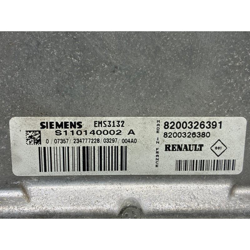 Calculateur moteur RENAULT TWINGO 1 Photo n°2