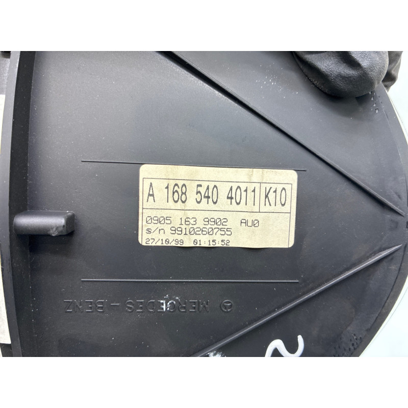 Compteur MERCEDES CLASSE A 168 Photo n°5