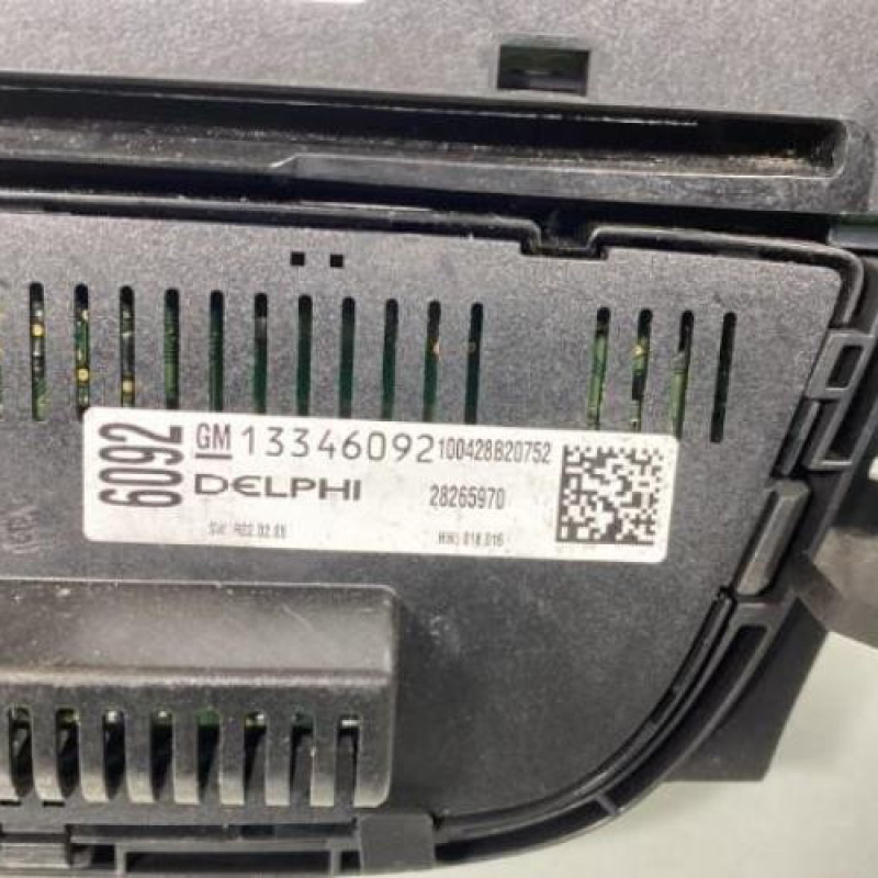 Commande chauffage OPEL ASTRA J Photo n°3