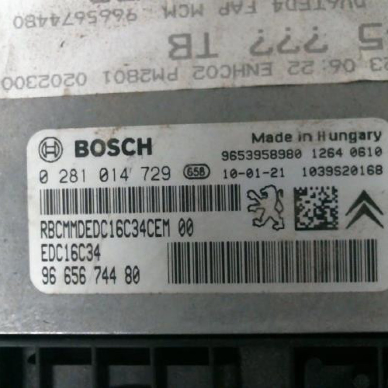 Calculateur PEUGEOT 3008 1 Photo n°2