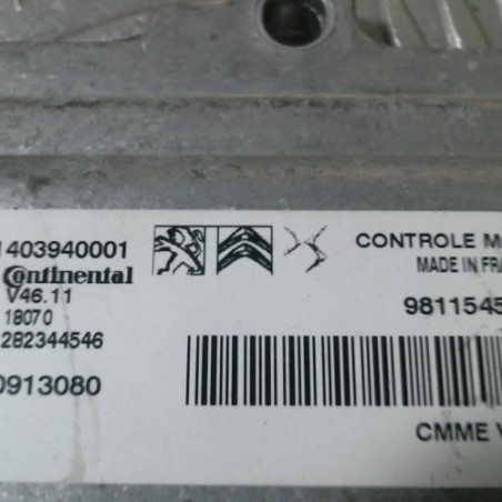 Calculateur moteur PEUGEOT 208 1