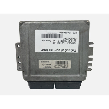 Calculateur moteur RENAULT CLIO 2 Photo n°1