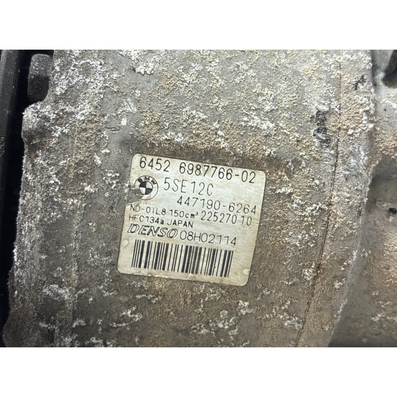 Compresseur clim BMW SERIE 1 E87 Photo n°3