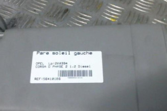 Pare soleil gauche OPEL CORSA D Photo n°1