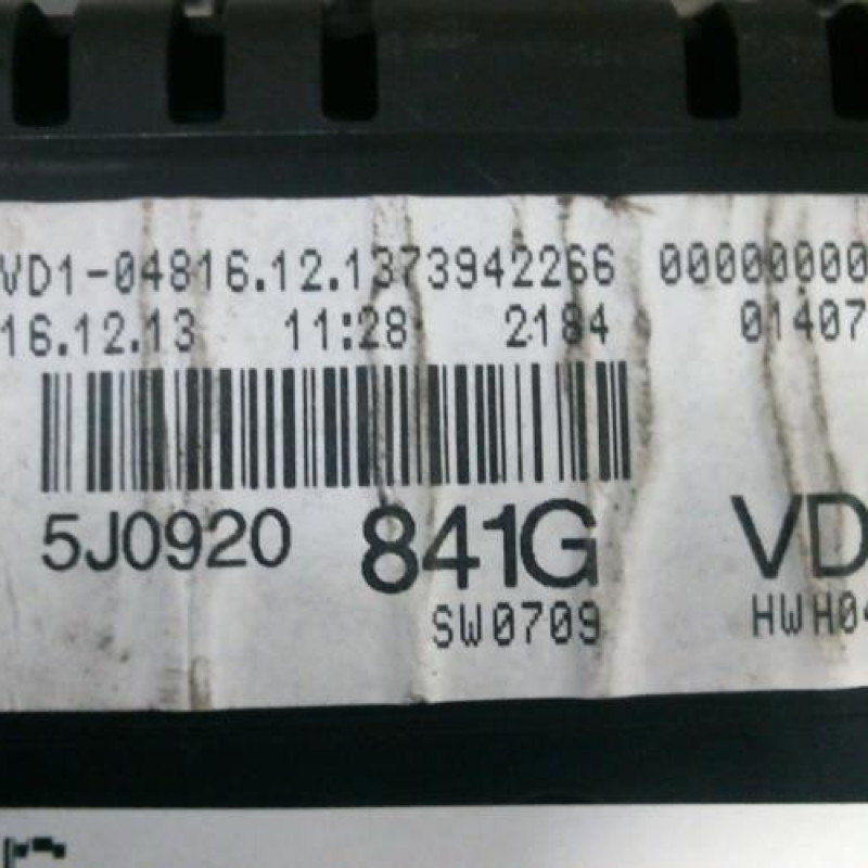Compteur SKODA FABIA 2 Photo n°3
