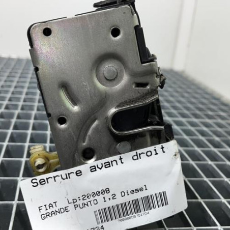 Serrure avant droit FIAT GRANDE PUNTO Photo n°1