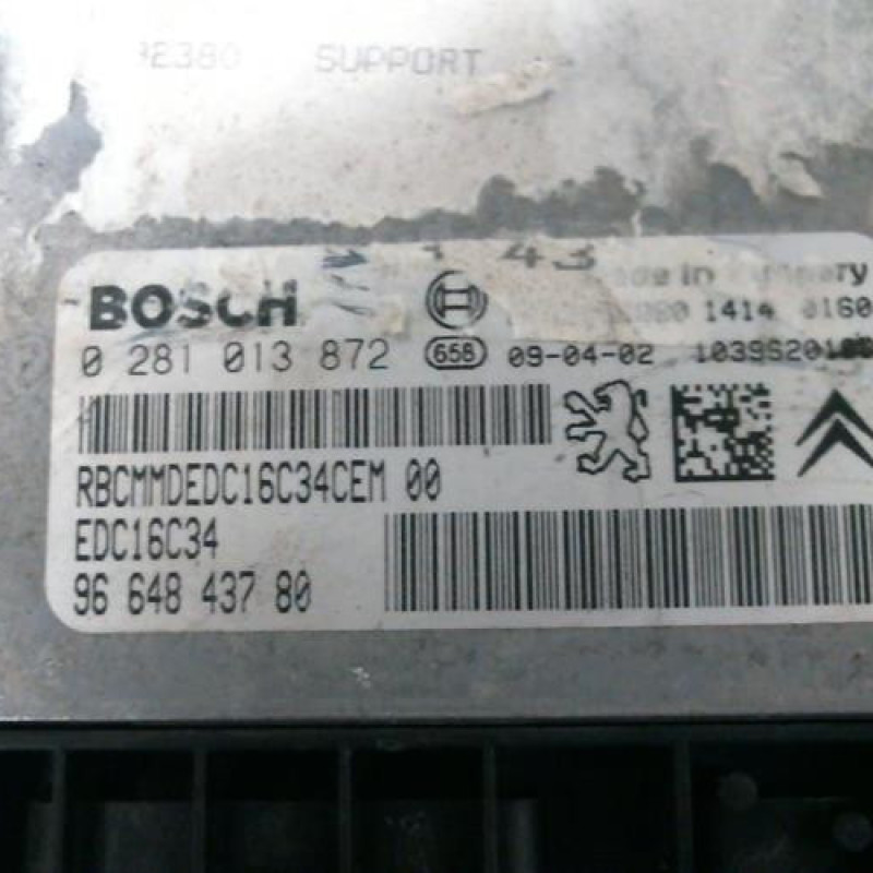 Calculateur CITROEN C4 1 Photo n°3