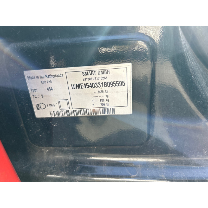 SMART FORFOUR 1 1.1i - 12V Photo n°11