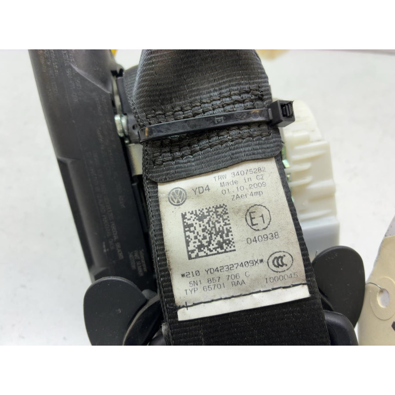 Pretensionneur de ceinture avant droit VOLKSWAGEN TIGUAN 1 Photo n°4