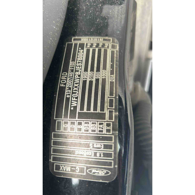 Feu arriere secondaire droit (feux) FORD C-MAX 2 Photo n°16