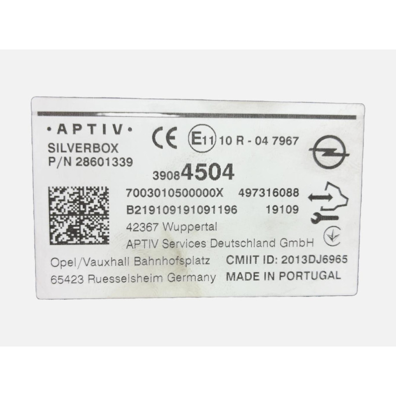 Autoradio d'origine OPEL ASTRA K Photo n°5