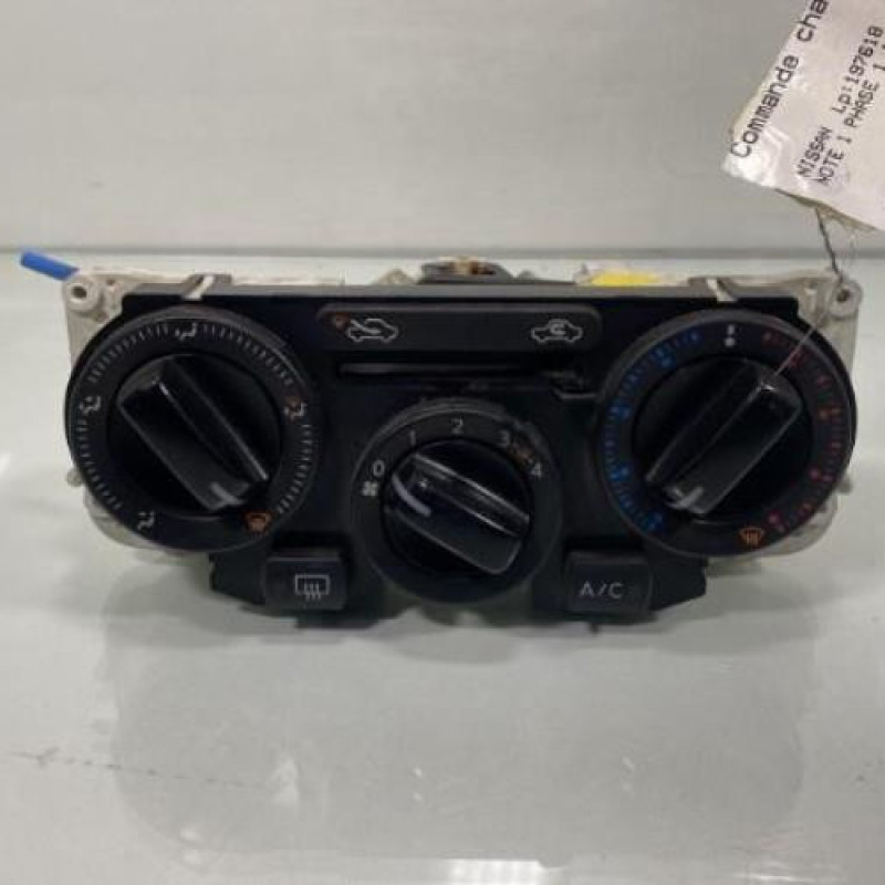 Commande chauffage NISSAN NOTE 1 Photo n°1