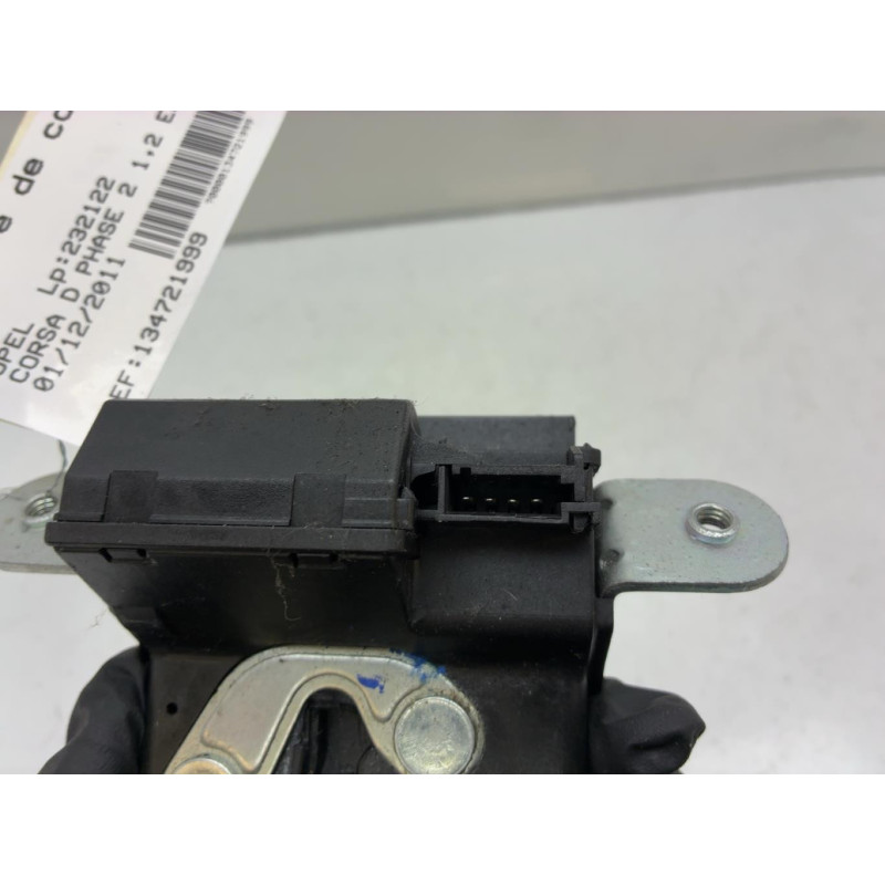 Serrure de coffre OPEL CORSA D Photo n°4