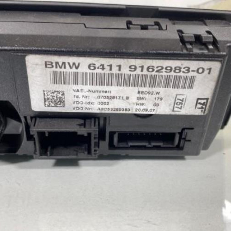 Commande chauffage BMW SERIE 1 E82 Photo n°3