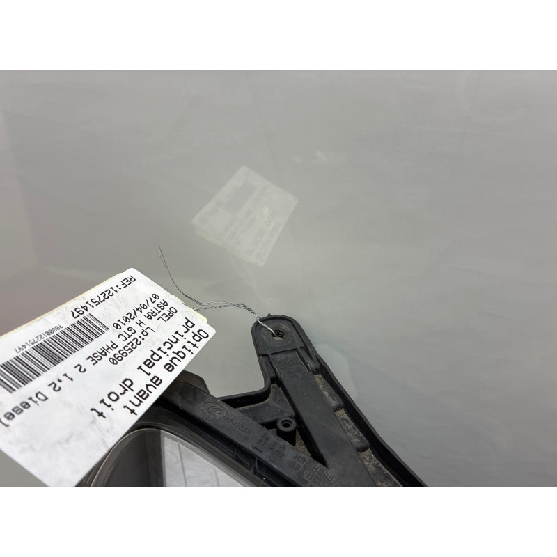 Optique avant principal droit (feux)(phare) OPEL ASTRA H Photo n°4