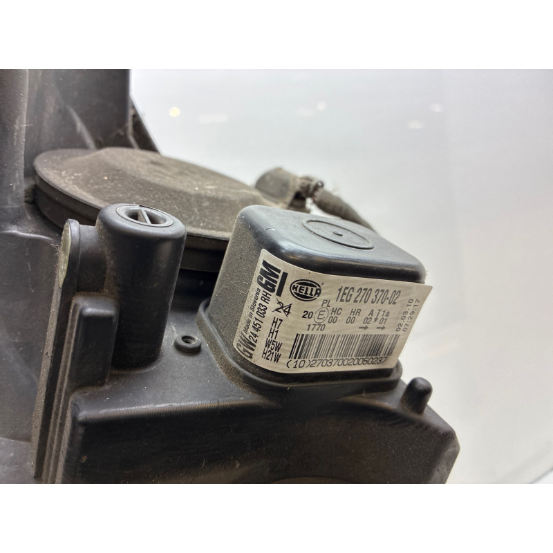 Optique avant principal droit (feux)(phare) OPEL ASTRA H Photo n°8