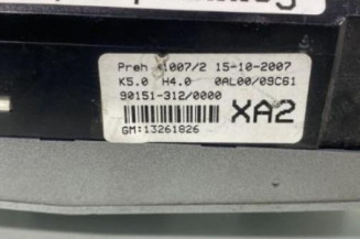 Commande chauffage OPEL ASTRA H