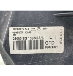 Optique avant principal gauche (feux)(phare) NISSAN MICRA 3