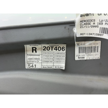 Leve vitre electrique avant droit MERCEDES CLASSE A 169