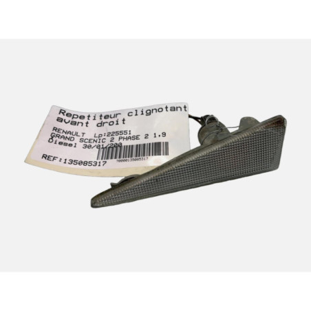 Repetiteur clignotant avant droit (Feux) RENAULT GRAND SCENIC 2 Photo n°1