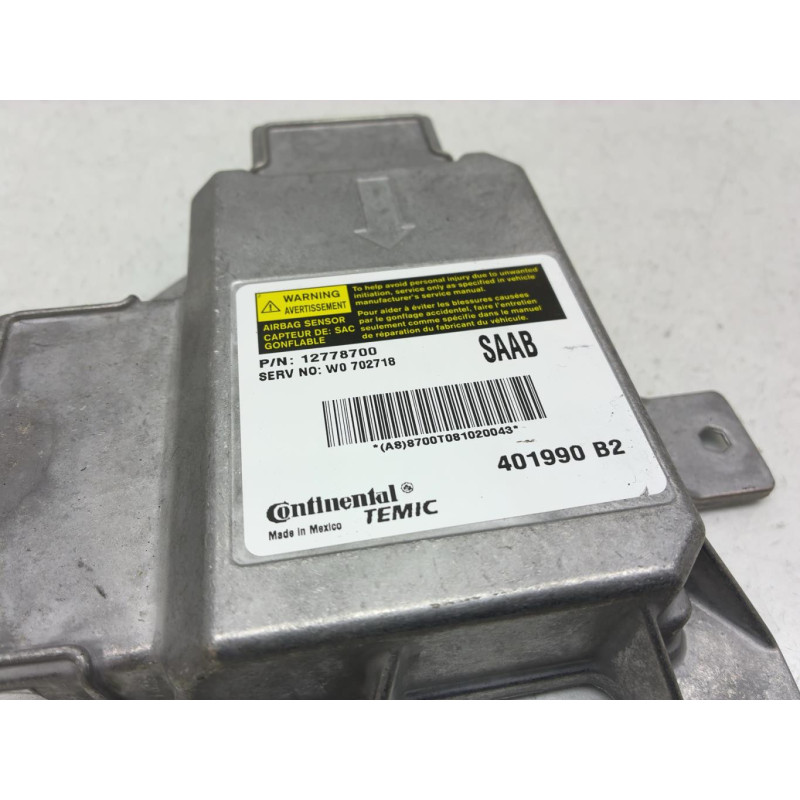 Boitier air bag SAAB 9.3 2 Photo n°4