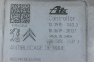 Bloc ABS (freins anti-blocage) CITROEN C3 2