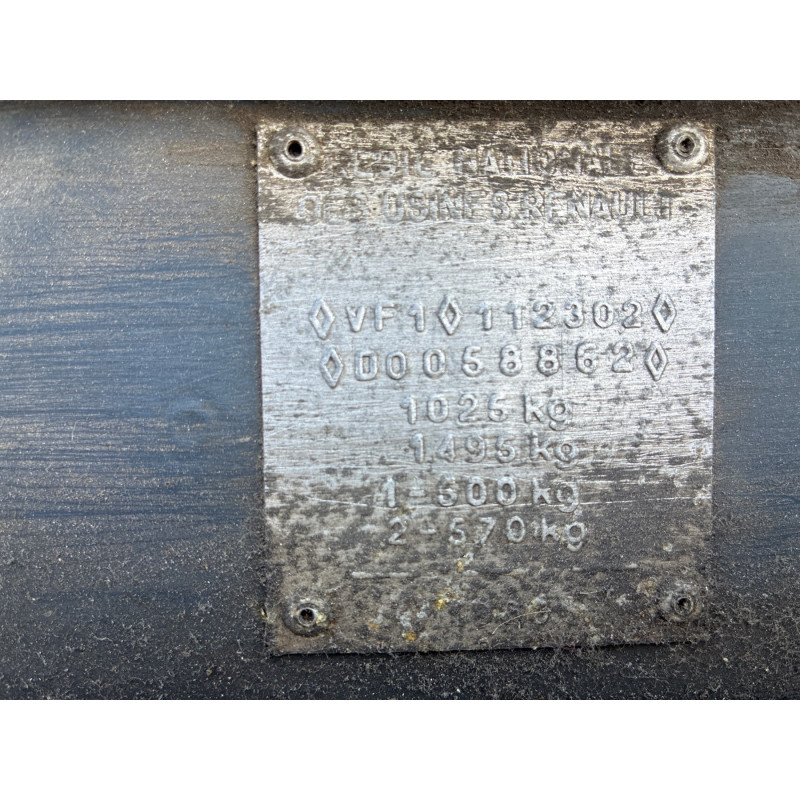 Poignee porte avant droit RENAULT R4 Photo n°12