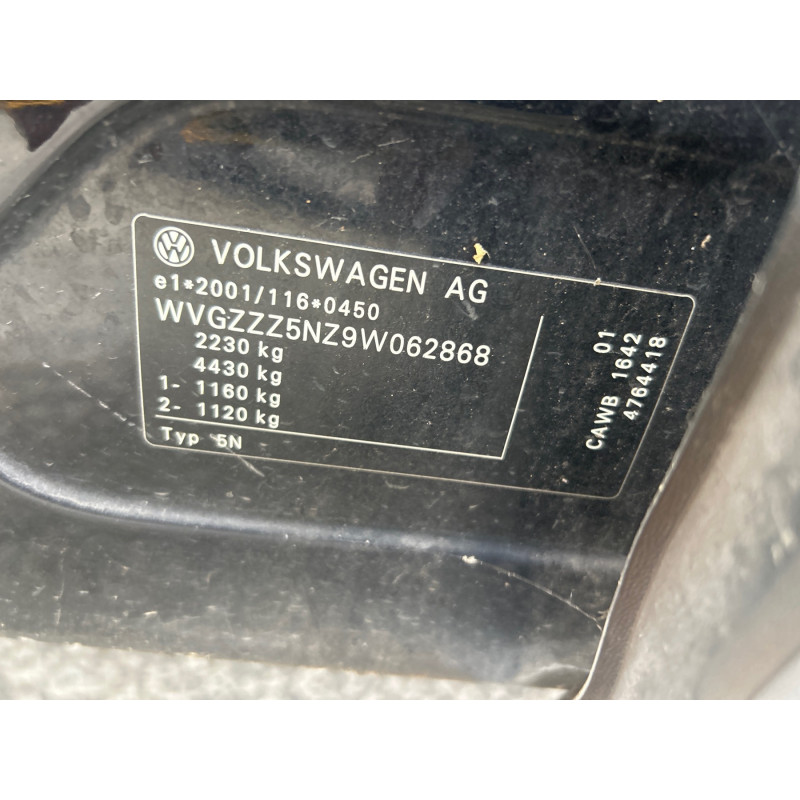 VOLKSWAGEN TIGUAN 1 PHASE 1 2.0 TSI - 16V TURBO 4 MOTION 4X4 Photo n°9