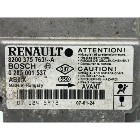 Boitier air bag RENAULT CLIO 2