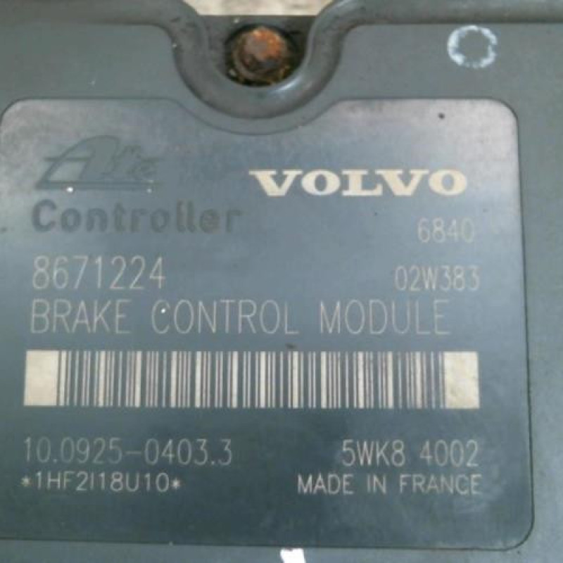 Bloc ABS (freins anti-blocage) VOLVO S 60 1 Photo n°2