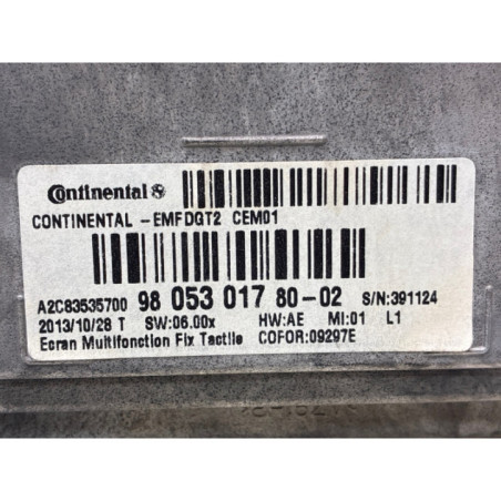 Ecran GPS PEUGEOT 2008 1