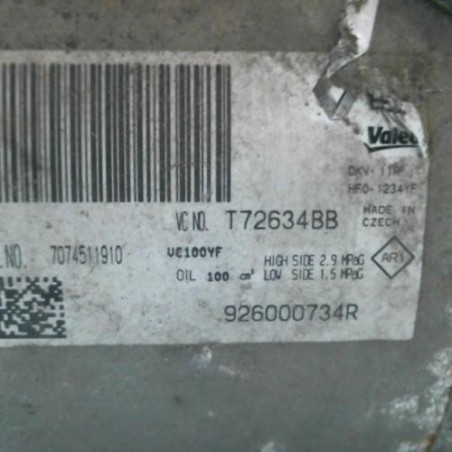 Compresseur clim RENAULT CLIO 4