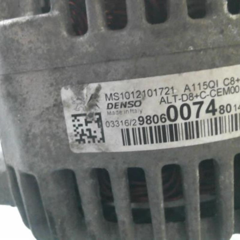 Alternateur CITROEN C3 2 Photo n°2