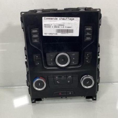Commande chauffage RENAULT MEGANE 4 Photo n°1
