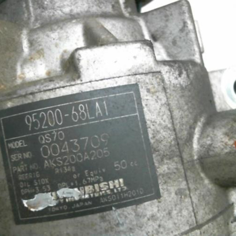 Compresseur clim SUZUKI SWIFT 4 Photo n°2
