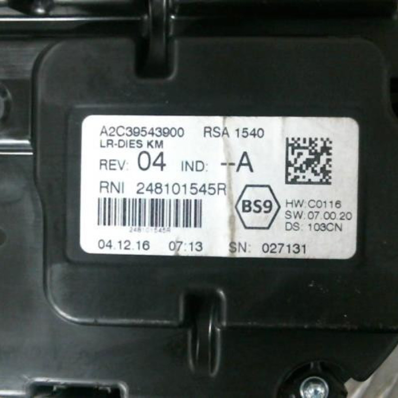 Compteur RENAULT MEGANE 4 Photo n°3