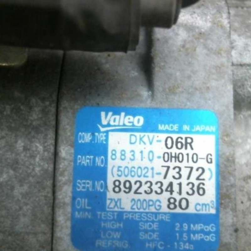Compresseur clim CITROEN C1 1 Photo n°1