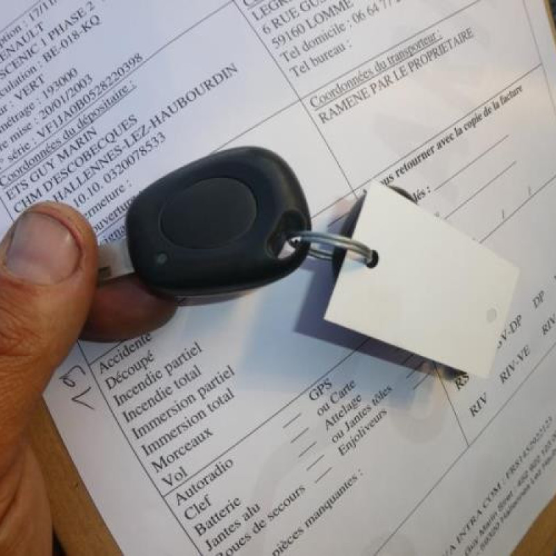 Air bag conducteur RENAULT SCENIC 1 Photo n°9