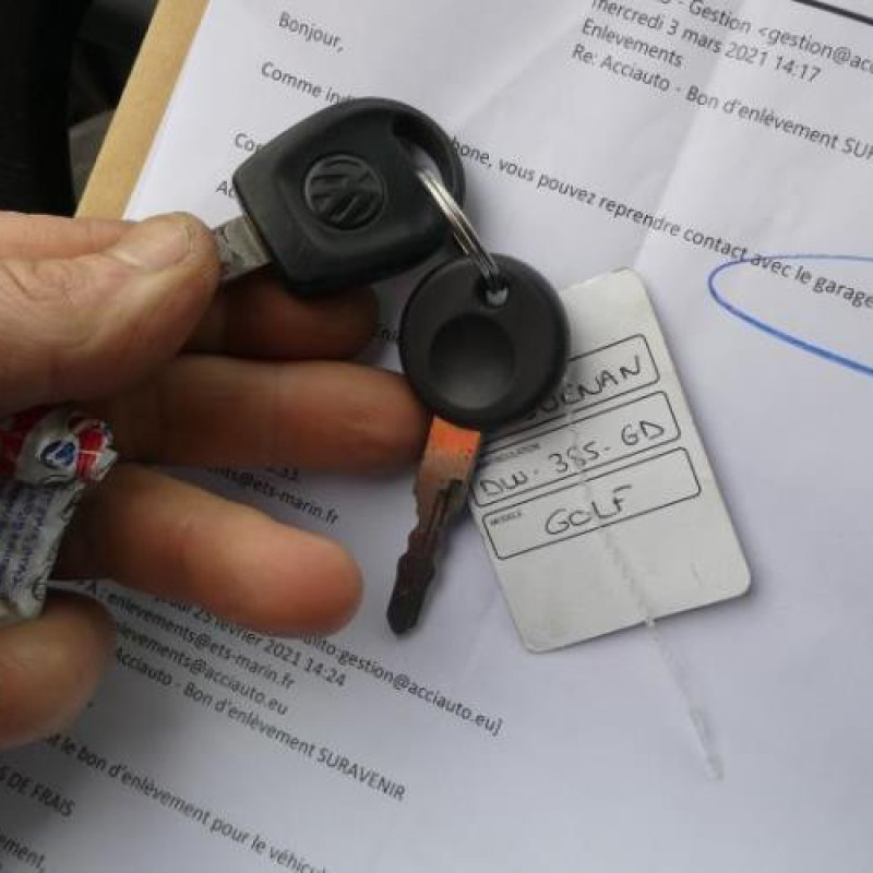 Serrure arriere droit VOLKSWAGEN GOLF 3 Photo n°12
