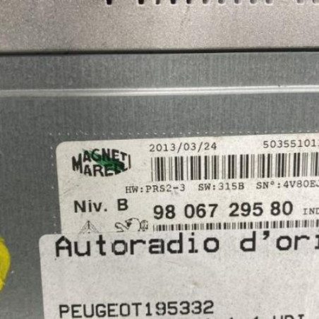 Autoradio d'origine PEUGEOT 208 1