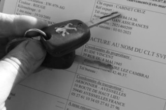 Pare soleil droit PEUGEOT 307
