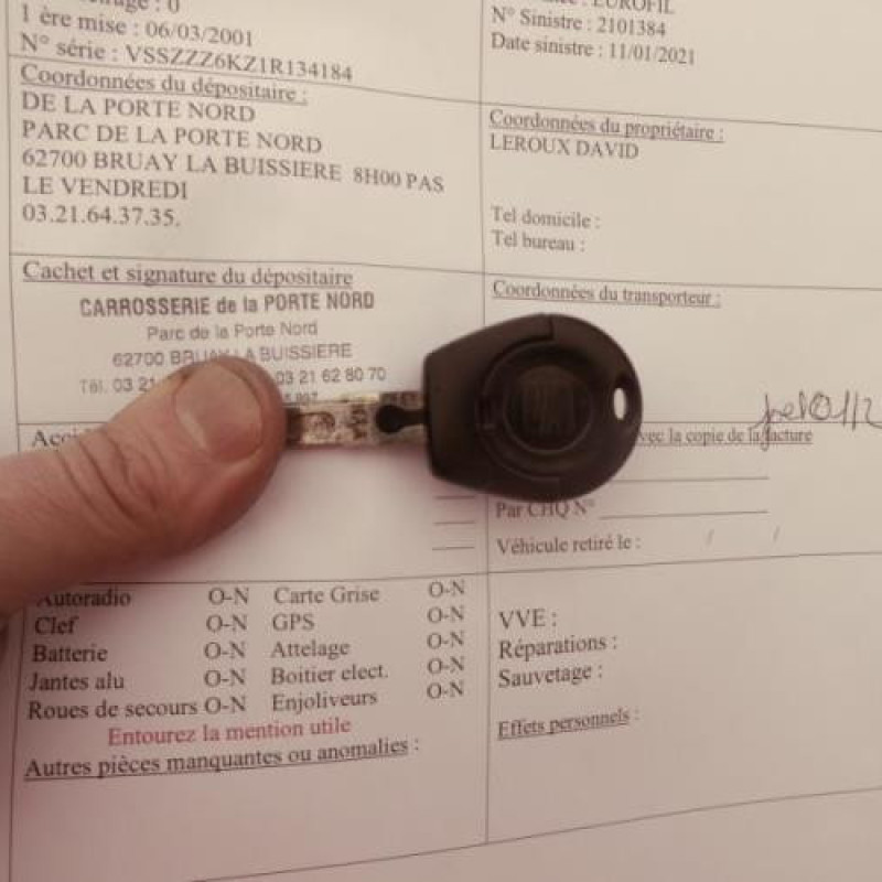 Moteur essuie glace arriere SEAT IBIZA 2 Photo n°14