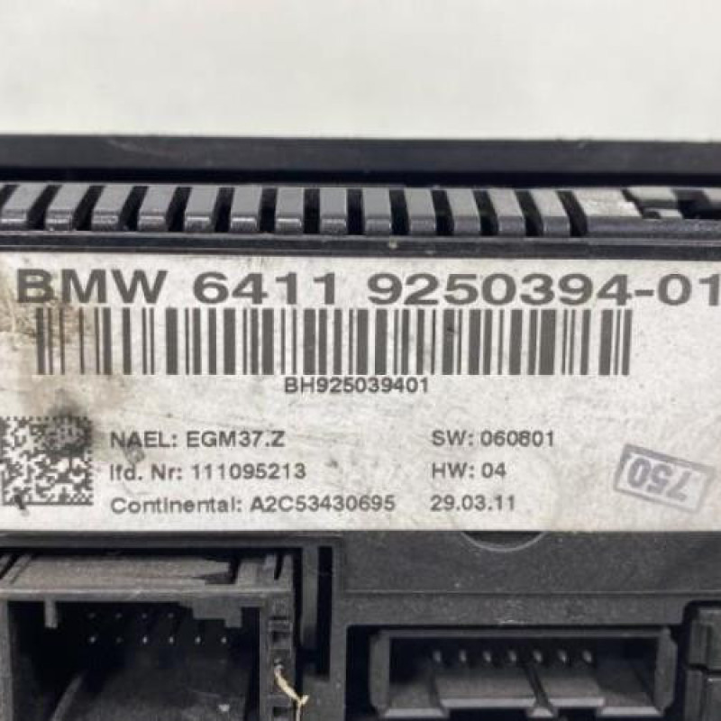 Commande chauffage BMW SERIE 3 E90 Photo n°3