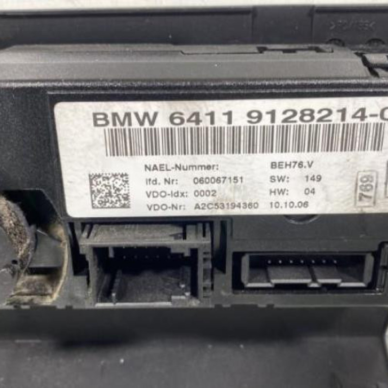 Commande chauffage BMW SERIE 3 E90 Photo n°3